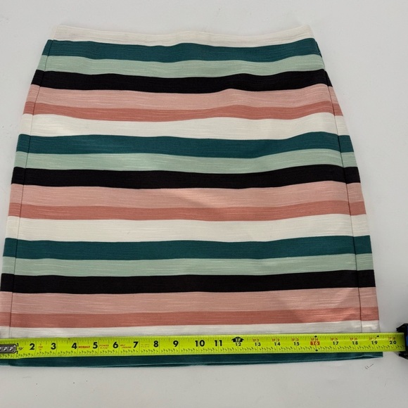 LOFT Women's Petite Striped Layered Mini Skirt - Picture 6 of 10